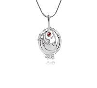 Zaky The Vampire Collier Bagues Différents Sets Vampire Cosplay Bijoux Elena Gilbert Ouverture Verveine Médaillon Pendentif Collier (B)