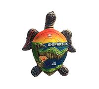 Zakynthos Shipwreck Greece 3D Tortue Réfrigérateur Aimant Souvenirs Résine Magnétique Maison Cuisine Décoration, Grèce Magnet Collection Cadeau