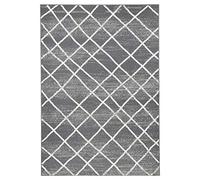 Zala Living Capri Rhombe - Tapis de Salon Moderne - Motif Graphique - À Poils Courts - Tissu Plat - pour Salle à Manger, Salon, Chambre d'enfant, Couloir, Chambre à Coucher, Cuisine - 140 x 200 cm