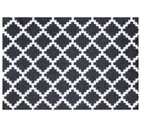 Zala Living Home Paillasson pour intérieur et extérieur - 50 x 70 cm - Design Moderne - Lavable et résistant aux intempéries - Antidérapant - pour l'entrée et l'extérieur - Élégance - Noir crème
