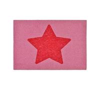 Zala Living Paillasson étoile 50 x 70 cm - en Polyamide - Rose - 50 x 70 x 0,7 cm