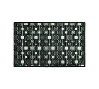 Zala Living Paillasson Funky Gris, Polyamide, Gris, 50 x 70 x 0,7 cm