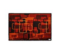 Zala Living Paillasson rétro en Polyamide Rouge 50 x 70 x 0,7 cm