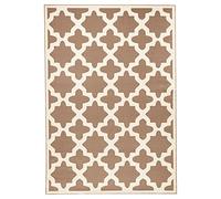 Zala Living Tapis en Velours à Poils Courts - Taupe - 70 x 140 cm