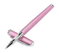 Zalantan Joli stylo de luxe avec cage, stylo à bille fantaisie, expérience d'écriture lisse, design élégant sans effort, coffret cadeau avec 2 recharges noires de 0,5 mm (rose)