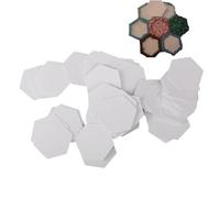 zalati 100 Pièces Couture Craft Mini Outils de Processus de Couture Ensemble Modèle de Collage Modèle de Collage Simple et Facile à Utiliser Utilisé pour le Bricolage de Collage (Hexagone de 26mm)
