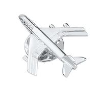 zalati Broche Badge Pin Avion Fighter Modèle Jet Avion Style pour Argent