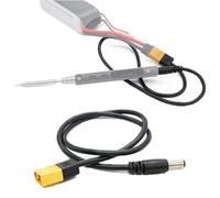 zalati - câble Adaptateur XT60, connecteur de Balle Femelle vers Femelle DC 5.5x2.5mm, câble d'alimentation pour Moniteur Fatshark Skyzone FPV