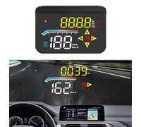 zalati HUD Affichage tête Haute Double Mode GPS Système de Diagnostic de Voiture Projection réfléchissante sur Le Pare - Brise avec Connexion USB pour Voiture