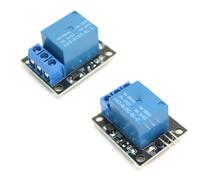 zalati Lot de 2 modules de relais KY-019 5 V pour PIC AVR DSP ARM compatible avec Arduino et Raspberry Pi - 1 canal