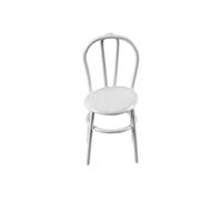 zalati Meubles Miniatures pour Maison De Poupée À L'échelle 1:12, Accessoires, Petite Chaise en Fer, Réalisme Exquis Et Utilisation Multifonctionnelle