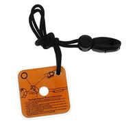 zalati Miroir de survie réfléchissant d'urgence avec sifflet et cordon pour camping, randonnée, etc