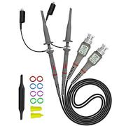 zalati oscilloscope kit de 2 sondes de test p6100 avec accessoires pour oscilloscopes 100MHz