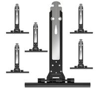 Zalava 6 Pcs Attache Souple à Clipper pour Volet Roulant en Acier et Nylon | 155mm Ressort de Suspension Universel pour Fixation Tablier Volet Roulant Électrique/Manuel/Solaire,Compatible avec Somfy