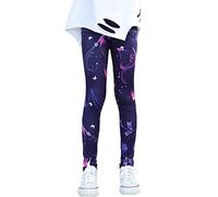 Zaldita Enfant Fille Licorne Legging de Sport Yoga Crayon Pantalon Gymnastique de Sport Fitness Jogging Slim Fit Elastique Sportwear Casual Violet E 9-10 Ans