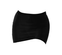Zaldita Femme Mini Jupe Moulante Courte Sexy Slim Fit Bodycon Sexy Jupe Courte Hanche Push Up Disco Clubbing Micro Mini Skirt Clubwear Nightwear Noir B Taille Unique
