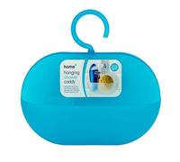 Zale Yardley Panier de douche à suspendre pour baignoires et cabines de douche, panier de douche à suspendre pour ranger savon, shampooing, accessoires de salle de bain (bleu)