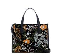 Zalina Sac fourre-tout en velours avec paillettes et motif floral, noir, taille unique