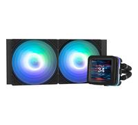 Zalman ALPHA2 DS A24 BLACK système de refroidissement d'ordinateur Processeur Refroidisseur de liquide tout-en-un 12 cm Noir 1 pièce(s)