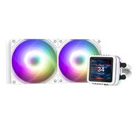 Zalman ALPHA2 DS A24 WHITE système de refroidissement d'ordinateur Processeur Refroidisseur de liquide tout-en-un 12 cm Blanc 1 pièce(s)