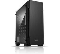 ZALMAN BOITIER PC S3 - Moyen Tour - Noir - Porte latérale transparente acrylique - Format ATX (S3BK)