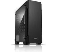 ZALMAN BOITIER PC S3 - Moyen Tour - Noir - Porte latérale transparente acrylique - Format ATX (S3BK) Noir G
