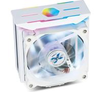 Zalman CPU cooler CNPS10X OPTIMA II / 120mm RGB fan / heatpipe / PWM / hauteur 160mm / pour AMD et Intel / blanc