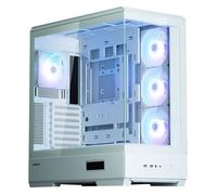 Zalman – Boîtier PC moyen tour P50 DS – ATX, 4 ventilateurs A-RGB, USB-C – Blanc