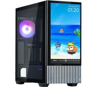 zalman z10 ds black boîtier midi tour noir avec écran lcd