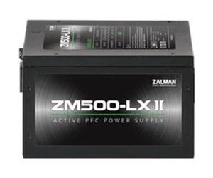 ZALMAN ZM500-LXII - Alimentation électrique (interne) - ATX12V 2.31 - CA 200-240 V - 500 watt - PFC active G
