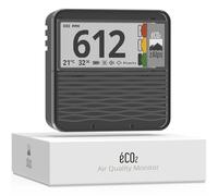zAlps éCO2 - Moniteur de Qualité de l'Air Intérieur - Détecteur CO2 Précis et Durable - Capteur CO2, Température et Humidité - Autonome et Portable - Parfait pour Maison/Bureau/École