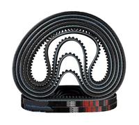 ZALTAS Courroie Transmission Anneau Intérieur D'entraînement Caoutchouc Fil Dur Long Entraînement Industriel Machines Agricoles V Dentée 17x600-900mm Courroies Entraînement (Taille : 17X686 mm)