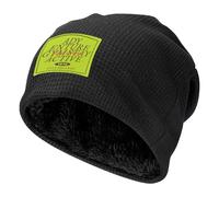 ZALXOZYL Bonnet en Maille Torsadée - Doux, Hypoallergénique, Chaud, Doublure Peluche - pour Les Randonnées en Raquettes et Les Explorations Urbaines, pour Lui et pour Elle Black 10