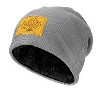 ZALXOZYL Bonnet en Maille Torsadée - Doux, Hypoallergénique, Chaud, Doublure Peluche - pour Les Randonnées en Raquettes et Les Explorations Urbaines, pour Lui et pour Elle Light Gray 8