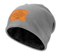 ZALXOZYL Bonnet en Maille Torsadée - Doux, Hypoallergénique, Chaud, Doublure Peluche - pour Les Randonnées en Raquettes et Les Explorations Urbaines, pour Lui et pour Elle Light Gray 7