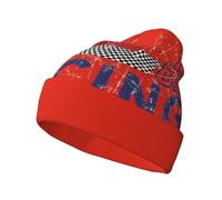 ZALXOZYL Bonnet Unisexe Simple et Uni, Imprimé Smiley, Casquette Basique et Polyvalente pour Uniformes D'Équipe et d'entreprise. 5 One Size