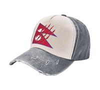 ZALXOZYL Casquette de Baseball Décontractée en Coton Brodé avec Imprimé Drapeau du Népal, Denim Délavé Vintage Réglable 3 One Size