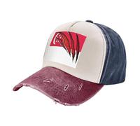 ZALXOZYL Casquette de Baseball Décontractée en Coton Brodé, Style Vintage Délavé, avec Motif Drapeau de Singapour, Ajustable, Unisexe, pour Le Quotidien Et L'Extérieur 1 One Size