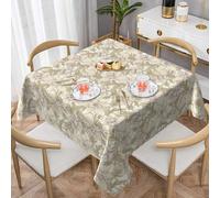 ZALXOZYL Nappe Carrée 54 X 54 Po, Résistante Aux Déchirures, Imprimé Design Lumineux pour Service Traiteur, Soirée Quiz Au Pub, Ensemble de Terrasse C 137X137