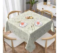 ZALXOZYL Nappe Carrée 54 X 54 Po, Résistante Aux Déchirures, Imprimé Design Lumineux pour Service Traiteur, Soirée Quiz Au Pub, Ensemble de Terrasse D 152X152