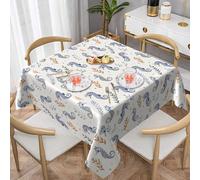 ZALXOZYL Nappe Carrée de 137cm, Facile d'entretien, Tissu Riche en Couleurs, Idéale pour Une Soirée Quiz, Une Baby Shower Ou Un Petit-Déjeuner. Colorful 152X152