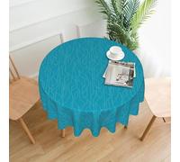 ZALXOZYL Nappe Carrée de 60 Pouces, Utilisation Polyvalente, Motif Imprimé, Peut Être Drapée de Manière Créative sur des Tables Carrées, Rectangulaires Ou Rondes Color 60In