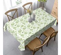 ZALXOZYL Nappe Imperméable 152X228Cm,Imprimée sur Une Seule Face,Facile à Nettoyer,Anti-Salissures,Infroissable,pour Pique-Niques,Buffets,Cafés,Tables à Thé,Usage Intérieur Et Extérieur Color 90In