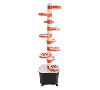 Zalydala Système hydroponique | Kit de culture hydroponique | Tour hydroponique 10 niveaux | 80 trous de plantation | Arrosage automatique | Économie d'énergie | Jardin d'intérieur | Pour légumes et