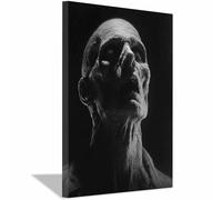 ZAMAEIU Tableau Halloween Cadavre d'horreur Modernes Motifs Halloween Muraux, Déco Poster pour le salon, la chambre, Couloir de bureau etc.(noir294)-20x30cm Encadrée
