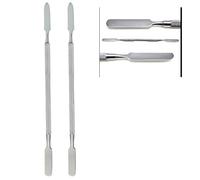 ZAMAHA UK Lot de 2 spatules dentaires à double extrémité en acier inoxydable pour sculpture de cire dentaire