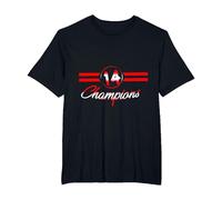 Zamalek 14 Champion Egypte T-Shirt, Homme Grandes Tailles, Noir, 2X Tall