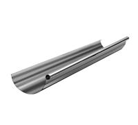 ZAMBELLI Gouttière demi-ronde RG333, 2m Argent zinc