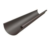 ZAMBELLI Gouttière Demi-Ronde Zinc 150mm Brun Cuivré, Protection Corrosion, Facile