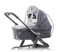 Zamboo Habillage Pluie Nacelle Universelle - Plastique pour Poussette Landau Imperméable, Fenêtre de Contact avec Auvent, Bonne Ventilation, sans PVC